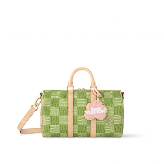 Louis Vuitton Keepall Bandouliere Green