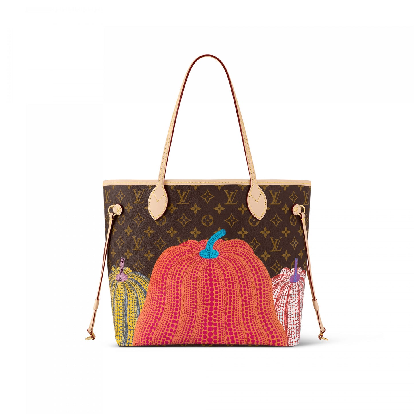 LV X YK Neverfull MM Pumpkin
