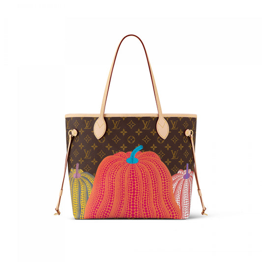 LV X YK Neverfull MM Pumpkin