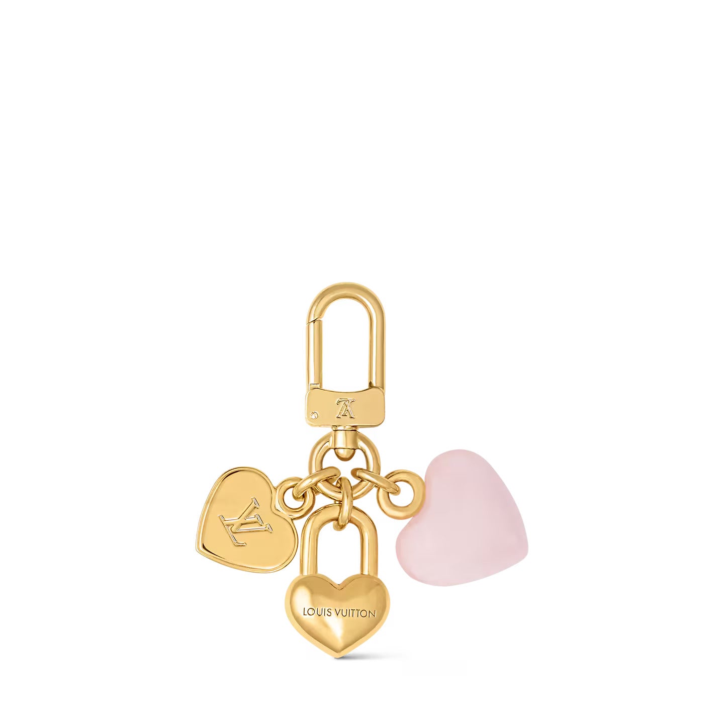 LV Micro Charms Heart Key Holder