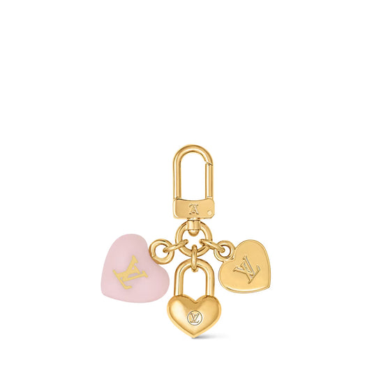 LV Micro Charms Heart Key Holder