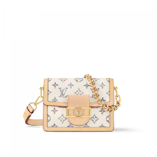 Louis Vuitton Mini Dauphine Multicolor Beige