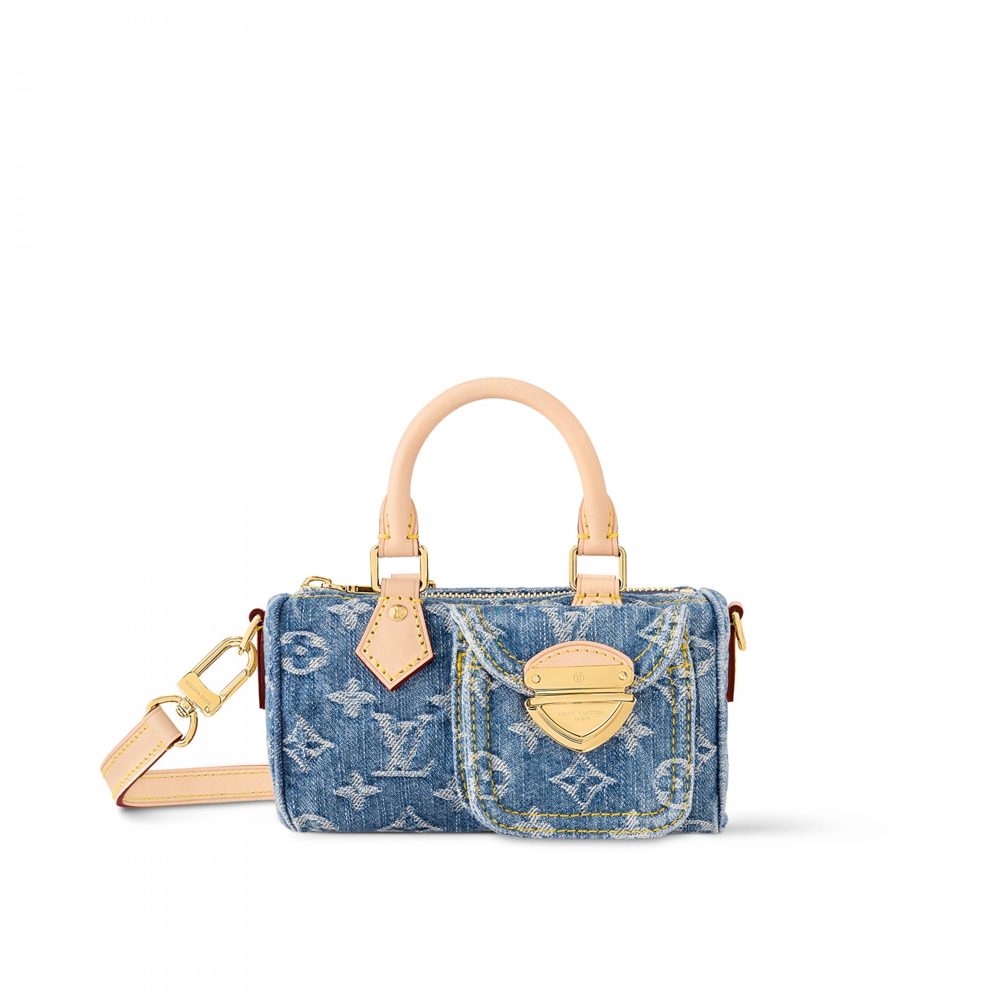 Louis Vuitton Nano Speedy Denim