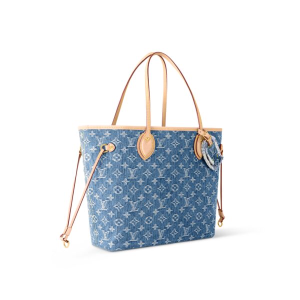 Louis Vuitton Neverfull MM Denim Blue
