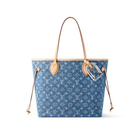 Louis Vuitton Neverfull MM Denim Blue