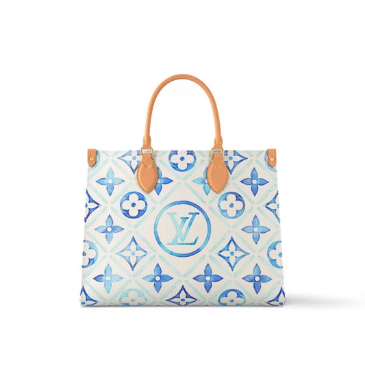 Louis Vuitton Lagoon Blue OnTheGo MM
