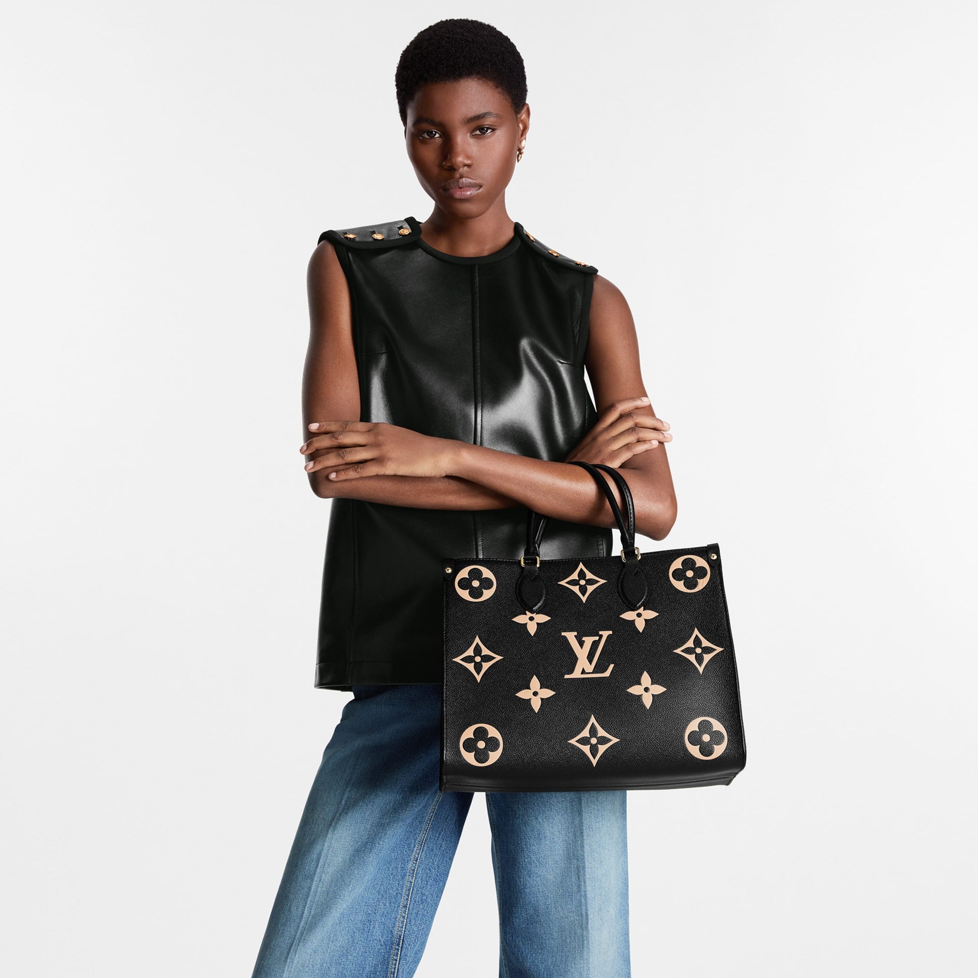 Bicolor OnTheGo MM Handbag
