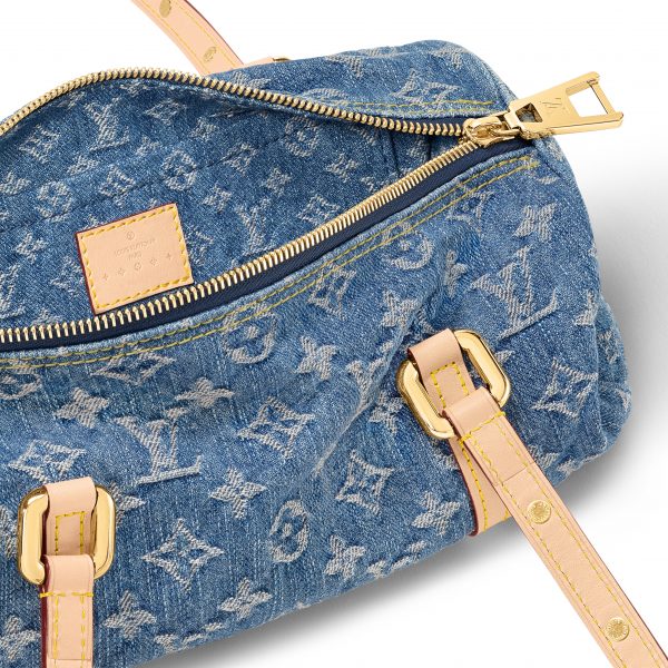 Louis Vuitton Papillon Denim Handbag