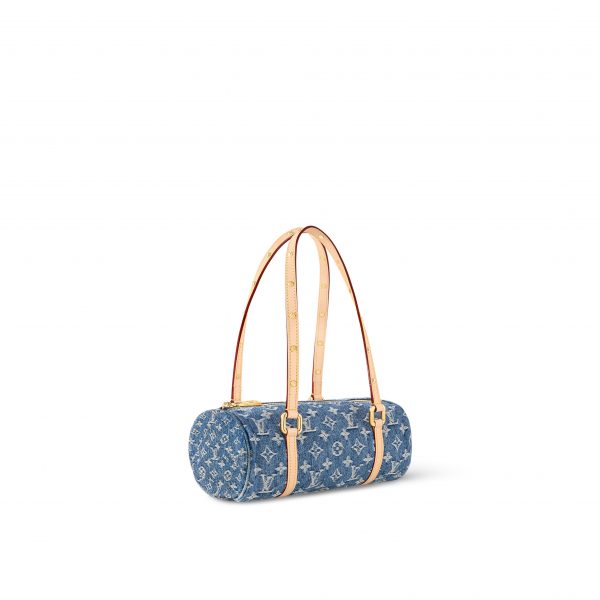 Louis Vuitton Papillon Denim Handbag