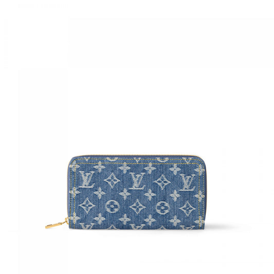 Louis Vuitton Zippy Denim Wallet