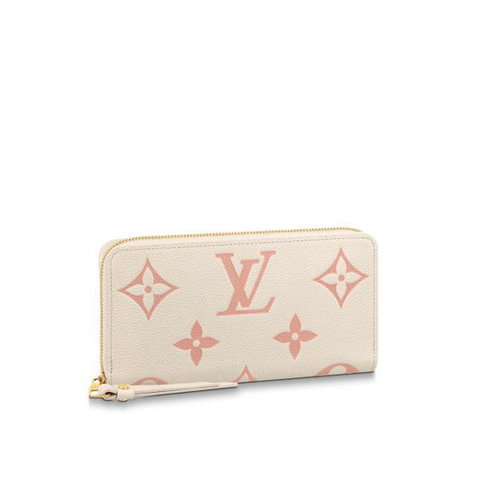 Louis Vuitton Creme Rose Trianon Zippy